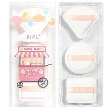 PIPL Dodorich 空氣感柔軟粉撲 3件組, 1套, 單一顏色