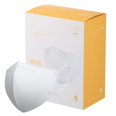 맘편히마스크 새부리형 마스크 소형 KF94, 50개입, 1개, 화이트