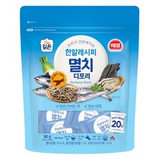 더깊은 한알 레시피 멸치 디포리 20p, 80g, 1개