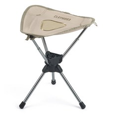 크레모아 캠핑용 스위블체어 Mini, 베이지, 1개