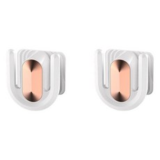 몰투유 다용도 접착식 슬리퍼 거치대, 화이트, 2개