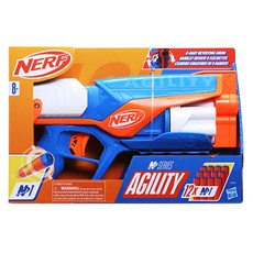 너프 엔시리즈 어질리티 장난감총, 혼합색상, 1개