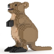 短尾矮袋鼠動物積木 M 大型, 1個, 混合顏色