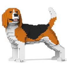 轉頭比格犬積木 M 大型, 1個, 混色