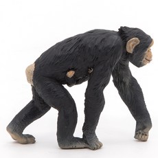 papo 野生動物黑猩猩與小黑猩猩公仔, 1個