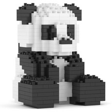 JEKCA 迷你熊貓動物積木 M 大型, 1個, 混合顏色