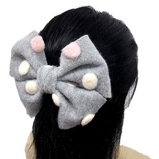 arang.rorang 兒童泡泡大蝴蝶結防滑自動髮夾