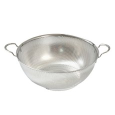 Kitchen Meister 304不鏽鋼多孔雙耳瀝水籃, 1個