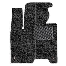 포시즌 차량용 확장형 운전석 코일매트, 기아 스포티지 NQ5 F/L 포함 2021~, 블랙