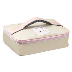 TORUNE 可愛我 兔子 5格 1500ml用 便當袋 MP495, 1個, 混合色