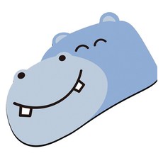 Monde Spot 防滑吸水速乾浴室珪藻土地墊 RB20815, 1個, 河馬2