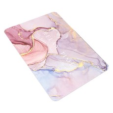 Mondspot 防滑可水洗浴室吸水速乾大理石珪藻土腳踏墊 RB20816, 1個, 15