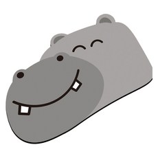 Monde Spot 防滑吸水速乾浴室珪藻土地墊 RB20815, 1個, 河馬1