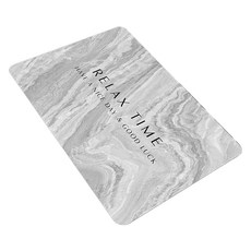 몬드스팟 미끄럼 방지 빨아쓰는 욕실 흡수 속건 마블 규조토 발매트 RB20816, 16