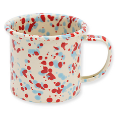 CROW CANYON 馬克杯 340ml SP11, 猩紅藍大理石紋, 1個