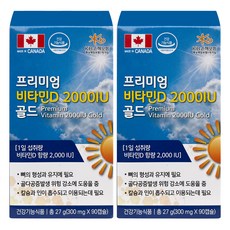 프리미엄 비타민D 2000IU 27g, 2개, 90정