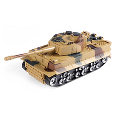 B2WIN Binbeog 裝飾用塑膠模型坦克 虎式迷彩黃色, 1個