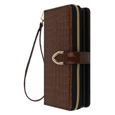 MOLAN CANO 燕麥色錢包式掛繩日誌手機殼