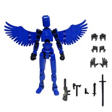 라벤티아 럭키 날개 로봇 장난감, 블루, 1개