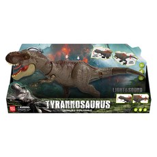 THINK Toys Dino Park 動作暴龍玩具, 1個, 混合顏色