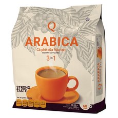 Good Morning Coffee 越南煉乳咖啡 Q Cafe 阿拉比卡 3in1 牛奶咖啡, 1個, 60入, 20g