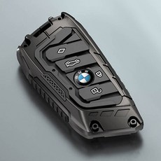CRONICLE Shieldline 頂級 BMW 3 5 7 8 系列金屬鑰匙殼, 單一商品, 夜幕灰 B款