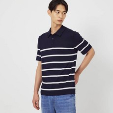 JAJU(자주) 남성용 카라형 반팔 니트 티셔츠