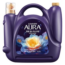 아우라 생화캡슐 초고농축 아로마틱 플라워 섬유유연제 머스크향 본품, 8.2L, 1개