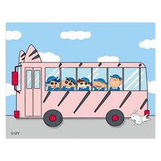 iLovePainting 蠟筆小新著色畫相框DIY組, 1組, 雙葉幼稚園校車款