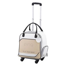 PING SC W2輪子波士頓包, 白色 + 米色