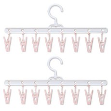 MoltuYou 夾式多功能掛勾, 2個, 粉紅色