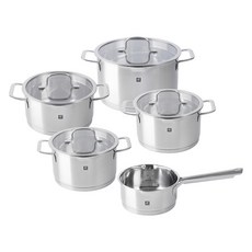 ZWILLING 雙人 Trueflow 不鏽鋼鍋具5件組, 1套, 單一顏色, 5種鍋具