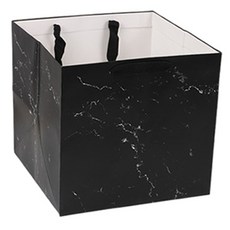 마켓피오 케익앤 꽃다발 쇼핑백 타입4 25 x 25 x 25 cm, 10개, 1개입