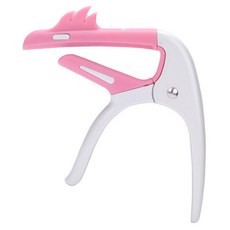 탑피아 특이한 플라밍고모양 기타카포 메탈화이트, 1개