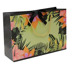 Market P.O 花朵緞帶購物袋 Type 2 L, 1入, 10個