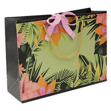 마켓피오 플라워 리본 쇼핑백 타입1 M, 15개, 1개입