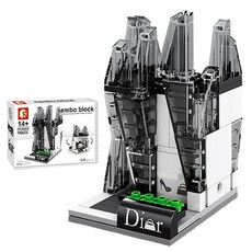 SEMBO BLOCK 森寶積木 伊路摩亞 建築樂高積木 類型3, 1個, 混合色