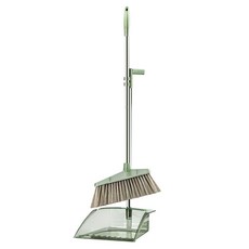 Apilco Beultuyu 透明站立式掃把+畚箕組, 1套, 綠色