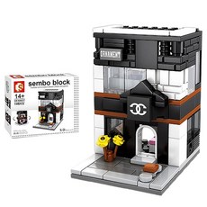 SEMBO BLOCK 森寶積木 Irumoa 建築樂高積木 Type 1, 1個, 混合顏色