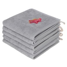 Moohan Towel 恐龍擦手巾 50g, 5個, 淺灰色