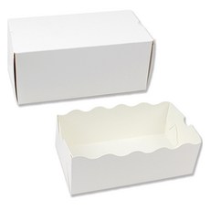 Inp YA 素色蛋糕捲盒 + 底座組合 20 x 11 x 9 cm, 白色, 4套