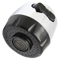 수도엔꼭지 주방 싱크대 크롬 코브라 포말 수전 헤드, 1개