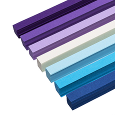 微笑的活動雙面星星摺紙多功能紙 藍色紫色漸層 540入組, 7 種顏色, 1組