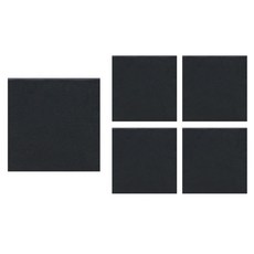 Yum's 美術黑色迷你畫布 10 x 10 cm, 5個