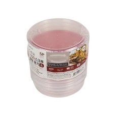 Swan 可重複使用圓形螺旋醃醬容器 中型 300ml 92mm, 5入, 1個