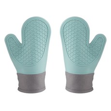 Univox 矽膠耐熱廚房烤箱手套 雙手適用套組, 1套, 混合色