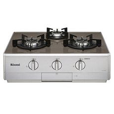 린나이 펄 크리스탈 가스레인지 3구 고객직접설치, RTR-Y3210BR, LNG