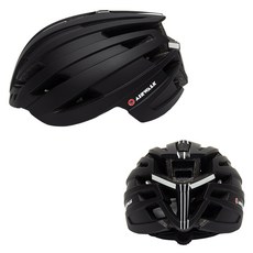 AIRWALK KC認證 Aero 1000 一體成型超輕量自行車滑板車直排輪安全帽, 黑色, 1個