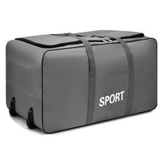 로이홈 다용도 대용량 스포츠 바퀴 가방 150L, 그레이, 1개