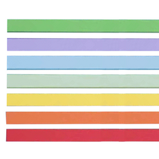 미소로운 이벤트 양면 별 종이접기 멀티페이퍼 레인보우 컬러 믹스 540p 세트, 1세트, 7색